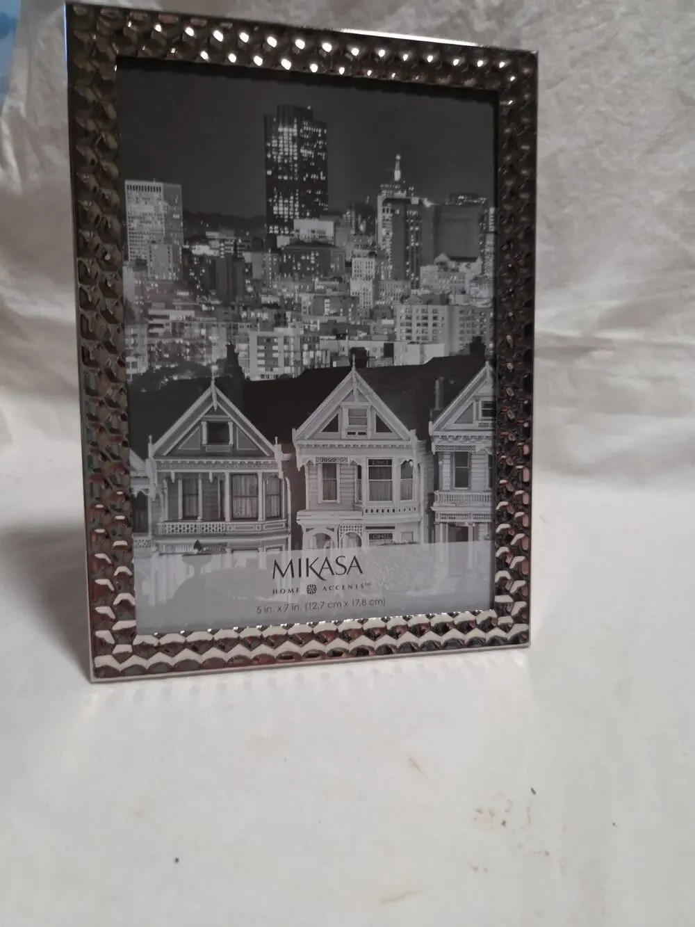 Mikasa Honeycomb Silver 5 X 7 Picture Frame
